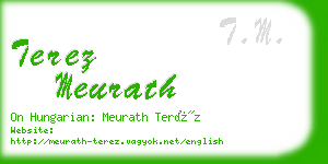 terez meurath business card